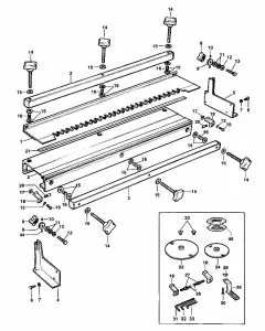 Buy A Dewalt DE6250 Spare part or Replacement part for Your DOVETAIL JIG and Fix Your Machine Today