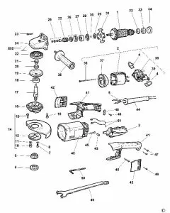 Buy A Dewalt DW848 Spare part or Replacement part for Your ANGLE GRINDER and Fix Your Machine Today