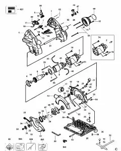 Buy A Dewalt DW007K Spare part or Replacement part for Your CORDLESS CIRCULAR SAW and Fix Your Machine Today