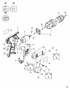 Buy A Dewalt DW925K Spare part or Replacement part for Your CORDLESS DRILL and Fix Your Machine Today