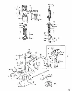 Buy A Dewalt DW631 Spare part or Replacement part for Your LAMINATE TRIMMER and Fix Your Machine Today