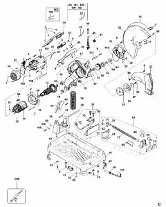 Buy A Dewalt DW871 Spare part or Replacement part for Your CHOP SAW and Fix Your Machine Today