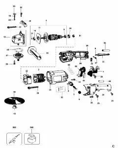 Buy A Dewalt DW849 Spare part or Replacement part for Your SANDER/POLISHER and Fix Your Machine Today