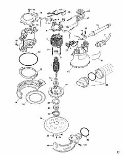 Buy A Dewalt DW423 Spare part or Replacement part for Your RANDOM ORBIT SANDER and Fix Your Machine Today