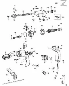 Buy A Dewalt DW501 Spare part or Replacement part for Your HAMMER DRILL and Fix Your Machine Today