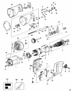 Buy A Dewalt DW302 Spare part or Replacement part for Your RECIPROCATING SAW and Fix Your Machine Today