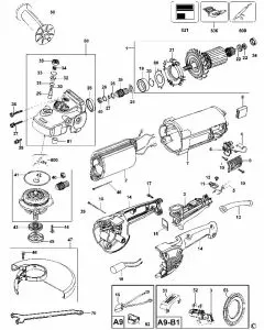 Buy A Dewalt D28413 Spare part or Replacement part for Your ANGLE GRINDER and Fix Your Machine Today