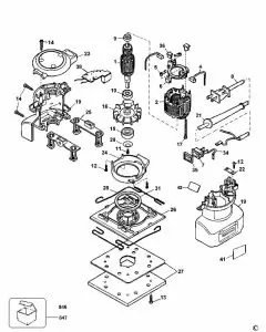 Buy A Dewalt DW411 Spare part or Replacement part for Your SANDER PALM GRIP and Fix Your Machine Today