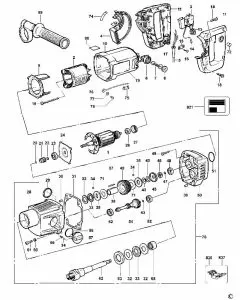 Buy A Dewalt DW580EK Spare part or Replacement part for Your DIAMOND DRILL and Fix Your Machine Today