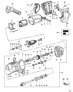 Buy A Dewalt DW581EK Spare part or Replacement part for Your DIAMOND DRILL and Fix Your Machine Today