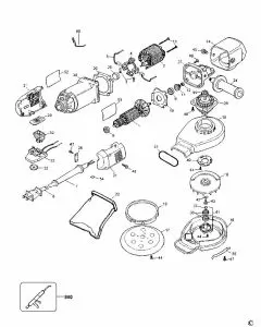 Buy A Dewalt DW443 Spare part or Replacement part for Your RANDOM ORBIT SANDER and Fix Your Machine Today