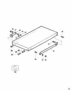 Buy A Dewalt D274001 Spare part or Replacement part for Your EXTENSION TABLE and Fix Your Machine Today