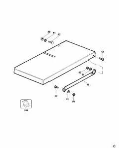 Buy A Dewalt D274002 Spare part or Replacement part for Your EXTENSION TABLE and Fix Your Machine Today