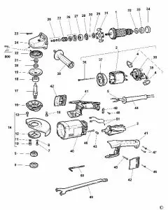 Buy A Dewalt DW848 Spare part or Replacement part for Your ANGLE GRINDER and Fix Your Machine Today