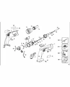 Buy A Dewalt DC520K Spare part or Replacement part for Your CORDLESS SCREWDRIVER and Fix Your Machine Today