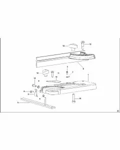 Buy A Dewalt D271052 Spare part or Replacement part for Your MITRE FENCE and Fix Your Machine Today