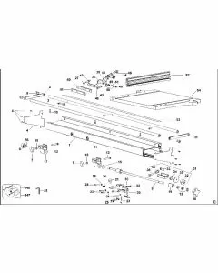 Buy A Dewalt D271055 Spare part or Replacement part for Your EXTENSION TABLE and Fix Your Machine Today