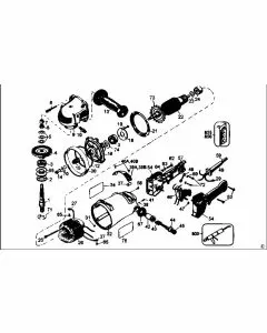 Buy A Dewalt DW493 Spare part or Replacement part for Your SANDER/GRINDER and Fix Your Machine Today