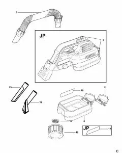 Buy A Dewalt DC515N Spare part or Replacement part for Your VACUUM CLEANER and Fix Your Machine Today