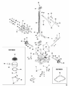 Buy A Dewalt D215831 Spare part or Replacement part for Your DRILL STAND and Fix Your Machine Today