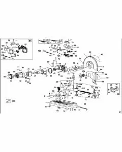 Buy A Dewalt D28715 Spare part or Replacement part for Your CHOP SAW and Fix Your Machine Today