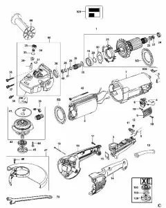 Buy A Dewalt D28411 Spare part or Replacement part for Your ANGLE GRINDER and Fix Your Machine Today