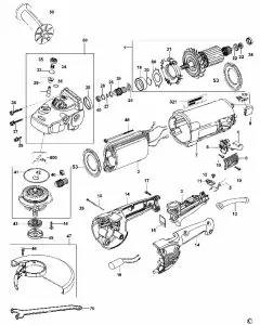 Buy A Dewalt D28413 Spare part or Replacement part for Your ANGLE GRINDER and Fix Your Machine Today