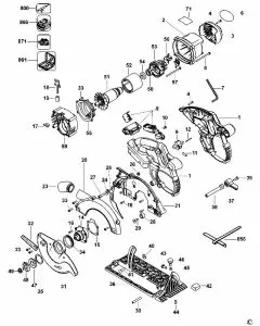 Buy A Dewalt DC310KL Spare part or Replacement part for Your CORDLESS CIRCULAR SAW and Fix Your Machine Today