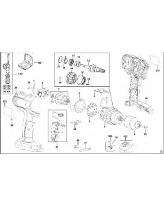 Buy A Dewalt DC725K Spare part or Replacement part for Your CORDLESS DRILL and Fix Your Machine Today