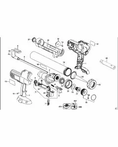 Buy A Dewalt DC542 Spare part or Replacement part for Your CAULK GUN and Fix Your Machine Today