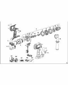 Buy A Dewalt DC901 Spare part or Replacement part for Your CORDLESS DRILL and Fix Your Machine Today