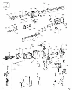 Buy A Dewalt D25003K Spare part or Replacement part for Your ROTARY HAMMER and Fix Your Machine Today