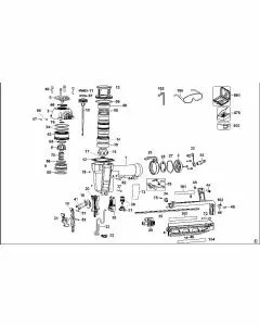 Buy A Dewalt D51257K Spare part or Replacement part for Your Finish Nailer 16 Gauge and Fix Your Machine Today