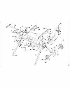 Buy A Dewalt DE7400 Spare part or Replacement part for Your LEG STAND and Fix Your Machine Today