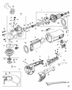 Buy A Dewalt D28401 Spare part or Replacement part for Your ANGLE GRINDER and Fix Your Machine Today