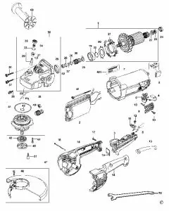 Buy A Dewalt D28411-LX Spare part or Replacement part for Your ANGLE GRINDER and Fix Your Machine Today