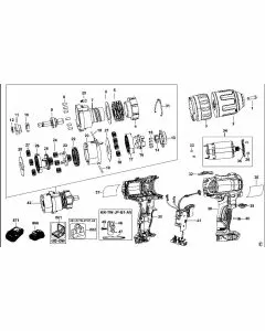 Buy A Dewalt DCD710 Spare part or Replacement part for Your CORDLESS DRILL and Fix Your Machine Today