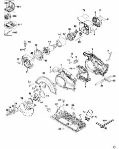 Buy A Dewalt DCS391 Spare part or Replacement part for Your CORDLESS CIRCULAR SAW and Fix Your Machine Today