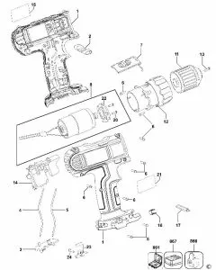 Buy A Dewalt DC733C Spare part or Replacement part for Your C'LESS DRILL/DRIVER and Fix Your Machine Today