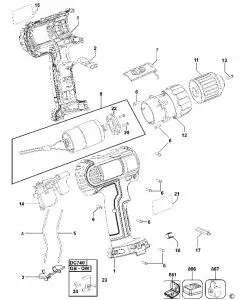 Buy A Dewalt DC750 Spare part or Replacement part for Your C'LESS DRILL/DRIVER and Fix Your Machine Today