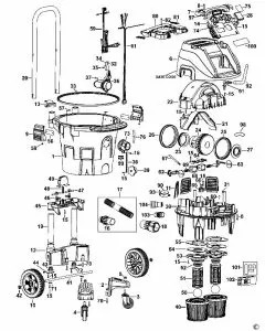 Buy A Dewalt DWV902MT Spare part or Replacement part for Your DUST EXTRACTOR and Fix Your Machine Today