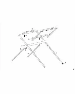 Buy A Dewalt DWE74912 Spare part or Replacement part for Your LEG STAND and Fix Your Machine Today