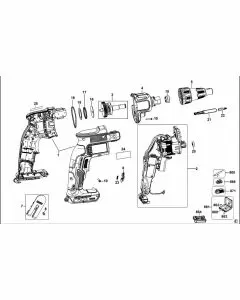 Buy A Dewalt DCF620 Spare part or Replacement part for Your CORDLESS SCREWDRIVER and Fix Your Machine Today