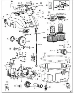 Buy A Dewalt DWV901L Spare part or Replacement part for Your VACUUM EXTRACTOR and Fix Your Machine Today