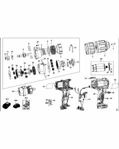 Buy A Dewalt DCD710 Spare part or Replacement part for Your CORDLESS DRILL and Fix Your Machine Today