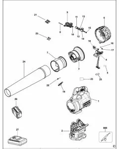 Buy A Dewalt DCM562P1 Spare part or Replacement part for Your BLOWER VAC and Fix Your Machine Today