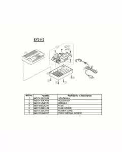 Panasonic EY0110 Spare Parts List