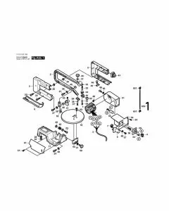 Dremel 1371 F 013 137 100 Spare Parts List