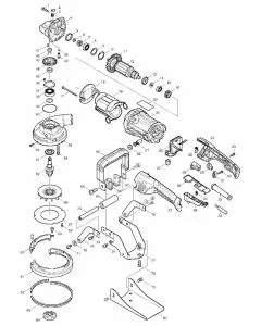 Makita PC5001C Spare Parts List