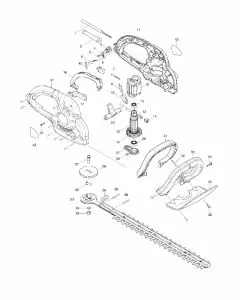 Makita UH4861 Spare Parts List